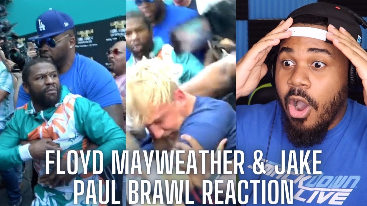 Floyd Mayweather & Jake Paul Brawl REACTION