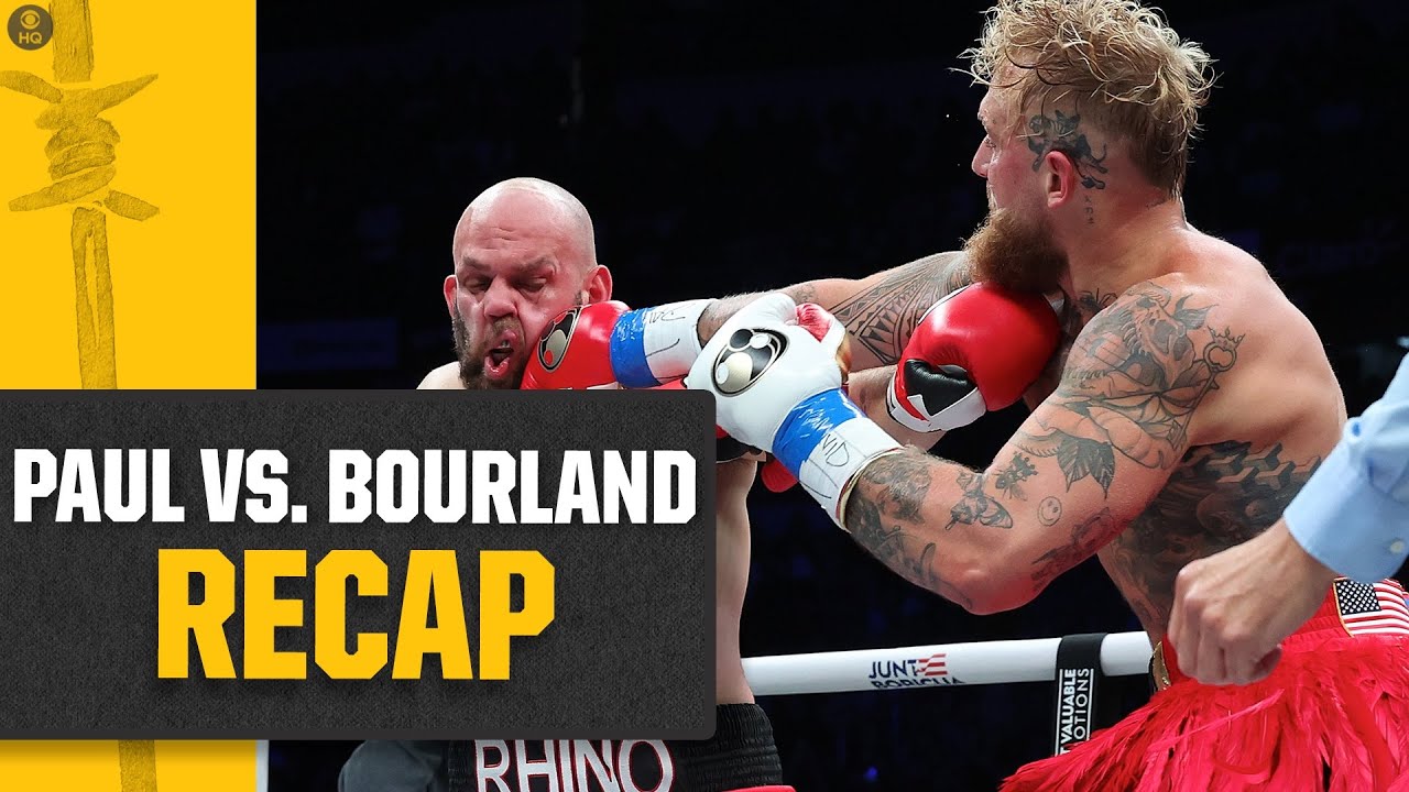 Jake Paul PICKS APART Ryan Bourland, WINS in first-round TKO | Fight Recap | CBS Sports