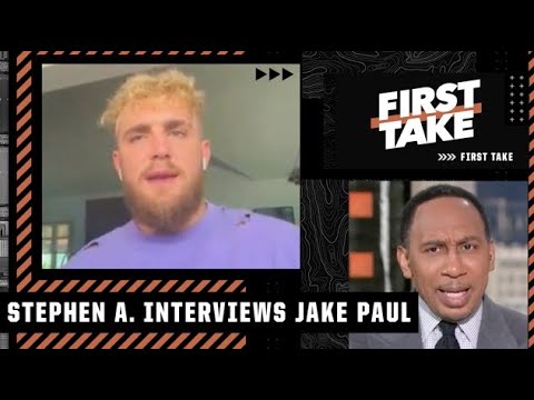 Jake Paul goes 1-on-1 with Stephen A. 👀 | First Take | Only Sports And Health