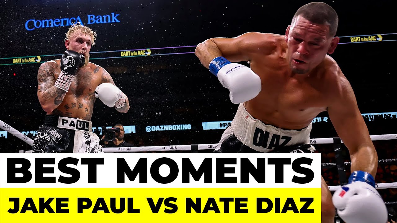 Jake Paul vs Nate Diaz Full Fight | Highlights #jakepaul | Only Sports And Health