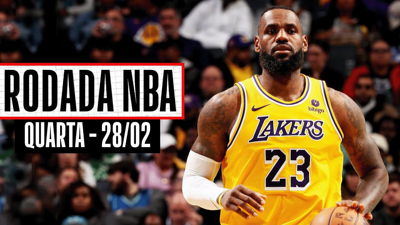 LeBron James tem noite ESPETACULAR em vitória dos Lakers! – Rodada NBA 28/02 | Only Sports And Health