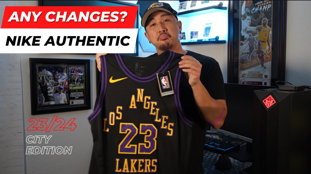 UNBOXING: LeBron James LA Lakers Nike Authentic Jersey: What's New?