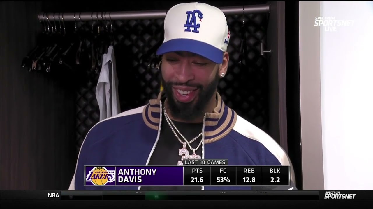 Anthony Davis POSTGAME INTERVIEWS | Los Angeles Lakers beat Atlanta Hawks 136-105 | Only Sports And Health