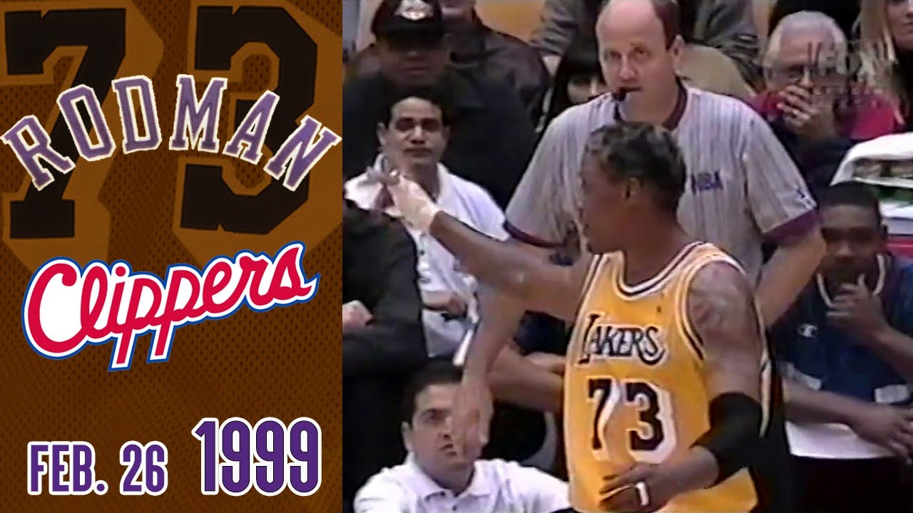 Dennis Rodman Lakers Debut – Crowd Goes Wild | Only Sports And Health