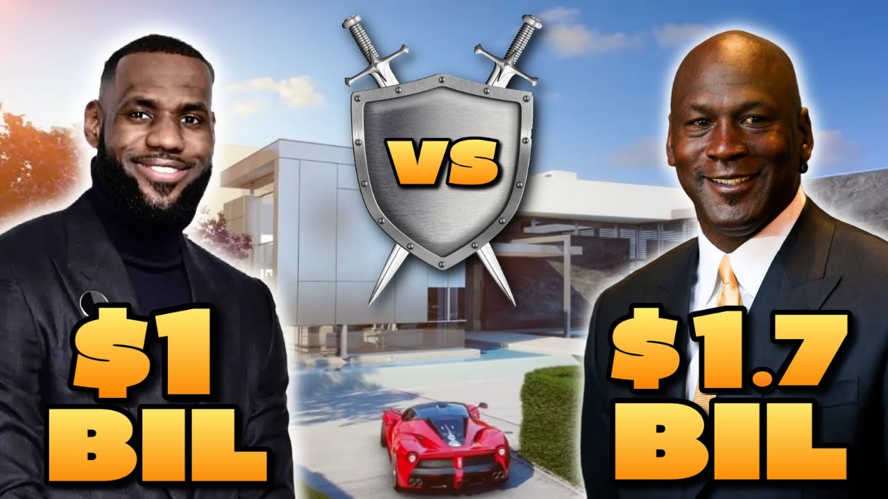 Lebron James VS Michael Jordan - Net Worth Wars 2023