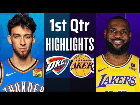 Los Angeles Lakers vs. Oklahoma City Thunder 1st Qtr Full Highlights | Mar. 4 | NBA 2024 Highlights