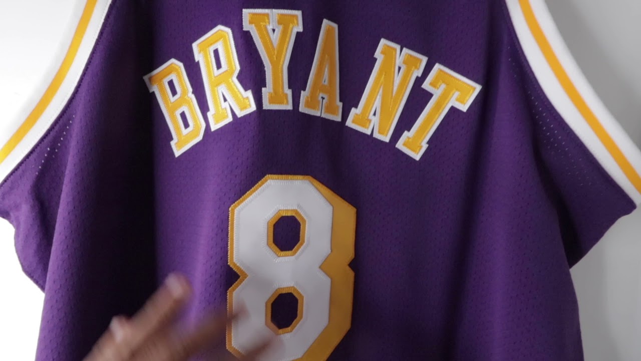 UNBOXING  Mitchell & Ness Kobe Bryant Los Angeles Lakers Authentic NBA Jersey 96-97